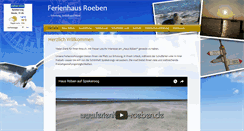 Desktop Screenshot of ferienhaus-roeben.de